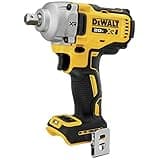DEWALT 20V MAX XR Cordless Impact Wrench, 1/2", Includes Detent Pin Anvil and Belt Clip, Bare Tool Only (DCF892B)