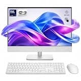 Dell 23.8" All-in-One Desktop Computer, FHD Touchscreen, Intel Core Ultra 7 Series 3 Processor, Copilot+ PC, 16GB DDR5 RAM, 1TB PCIe SSD, Wi-Fi 6E, Bluetooth 5.3, Windows 11 PRO, Wireless KB & Mouse
