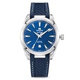Riomdo Elegant Blue Dial Silicone Strap Self-winding Casual Watch for Men