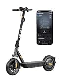 Electric Scooter 44 Miles Long Range, Electric Scooter Adults with 12in Vacuum Tires, Front Suspension, TCS Anti-Slip, 46.8V, Turn Light, APP Control, E Scooter for Commuting, Travel, UL2272