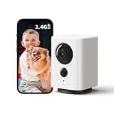 ELYSOO Wireless Indoor Camera: Battery Powered Pet/Dog Camera with Phone App, 360° Pan/Tilt, Smart Detection, No Wiring Needed, 2K Live Video, Night Vision, Portable Security Camera for Home/Pet/Baby
