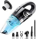 KIETRIX Handheld Vacuum Cordless, 15000Pa Powerful Car Vacuum Cleaner - 7800mAh Rechargeable Portable Mini Vacuum with 70000RPM Motor, 5 Nozzles, Low Noise, Washable Filter, for Car, Home, Office, Pet