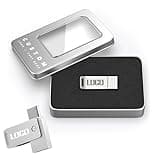Kacenray Personalized USB C Flash Drive Bulk, Custom Logo Memory Stick Type-C for Photography Studios, Wedding Videographers, Client Deliveries, with Optional Tin Cases (100,64 GB)