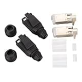 Omquot RJ45 Connector Kit Assembly Type Set of 10 8 Core Mod Plugs Easy Mount for Industrial Ethernet Applications