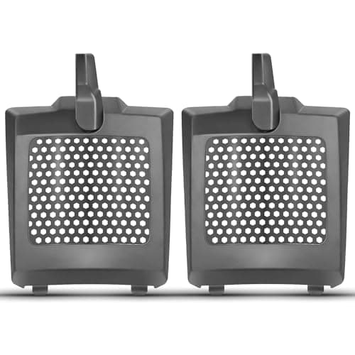HASMX 833954 Vacuum Cleaner Hepa Filter Cover, Exhaust Filter Cover Door for ProTeam Backpack Vacuum Cleaner 107303, 107310, Super Coach Pro 10, Replace Part Number 833954, 841708 (2-Pack)