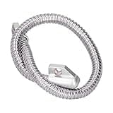 Generic Access Control Door Loop Cable Protector Flexible Stainless Steel Sleeve for Door Locks and Security Systems 424mm Long