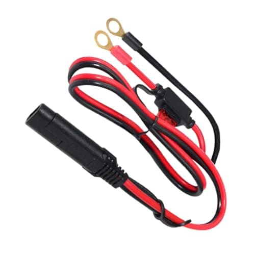 ULTECHNOVO Sae Adapter Cord Battery Extension Cable Ring Connecter High-temperature Resistant Easy to Use