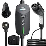 40A Level 2 EV Charger, 9.6KW Fast Portable Electric Vehicle Charging Stations, 25ft Charging Cable, NEMA 14-50 Plug, Adjustable Current & Timing Delay, Home Car Charger Compatible with All J1772 EVs