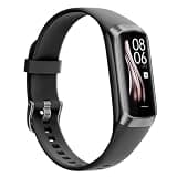 Smart Watch smart Fitness Bracelet, with 1.1-inch AMOLED Display, Black, Sports, Leisure, Health, Heart Rate Detection
