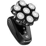 Remington Balder MAX Head Shaver for Bald Men, 7-Head Flexing Rotary Shaving System, Cordless Wet & Dry Head Razor, Waterproof, 70-Min Runtime, Rechargeable