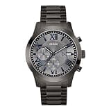 GUESS Stainless Steel Gunmetal Chronograph Bracelet Watch with Date. Color: Gunmetal (Model: U0668G2)