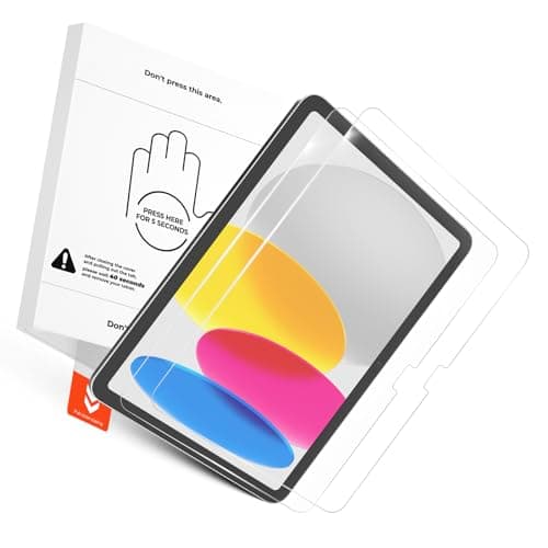 KCT Tempered Glass Screen Protector Compatible with iPad Air 3 (2019) 10.5 inch/iPad Pro 10.5 (2017) 9H+ Anti-Scratch, EZSnap Pro, Case friendly, Ultra Clear, High Touch Sensitivity