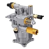 Generic 3/4 inch Shaft Pressure Washer Pump, 2500 PSI 2.4 GPM Replacement Pump for Gas Pressure Washer, Replacement Kit with Hardware and Siphon Tube