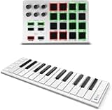 ESI Xkey 25 Air + Xjam | Mobile MIDI Keyboard + Controller Pack | Ultra-thin, aluminum, mobile-friendly | Velocity-sensitive, polyphonic aftertouch | Plug & play via USB MIDI