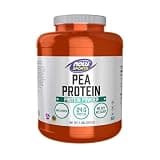 NOW Foods Sports Nutrition, Pea Protein 24 g, Fast Absorbing, Unflavored Powder, 7-Pound
