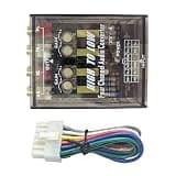 Multi Channel Car Stereo Converter 4 Way Sound Distribution Box for Amplifiers & Subwoofers in Vehicles Stable Sound Converter