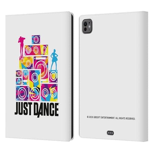 Head Case Designs Officially Licensed Just Dance Silhouette 4 Artwork Compositions Leather Wallet Case Compatible with Apple iPad Pro 11 M4/M5 2024/2025