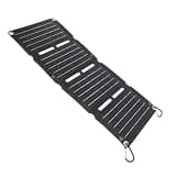 TOPINCN 40W Folding Monocrystalline Silicon Solar Panel with Fast QC Charging and Dual USB for Camping and Outdoor Travel