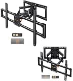 Perlegear UL Listed Full Motion TV Wall Mount for 42-90" TVs up to 132lbs PGLF8 & Extra Large Full Motion TV Wall Mount for 55–120 Inch TVs up to 220 lbs PGTVM69B