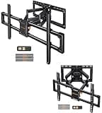 Perlegear UL Listed Full Motion TV Wall Mount for 42-90" TVs up to 132lbs PGLF8 & Extra Large Full Motion TV Wall Mount for 55–120 Inch TVs up to 220 lbs PGTVM69B