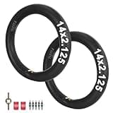 RUTU 14X2.125 Bike Inner Tube for Gas Electric Scooters 14 Inch E-Bike Wheel Tire 2 Pack Replacement Fit for Electric Bike Parts, Bike Tire for Electric Scooter Bike