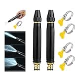 2027 Upgraded High Pressure Hose Nozzle Kit with Clamps, Jet Nozzle Power Washer for Garden Hose, Adjustable 3 Spray Modes, Leak-Proof for Car Wash & Watering Plants(2)