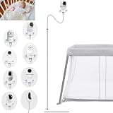 EYSAFT Baby Monitor Floor Stand Holder Mount Compactible for Nanit Pro & Flex Stand,Infant Optics DXR-8 Pro,VTech,Momcozy,HelloBaby,VAVA,nooie IPC100,Motorola VM75/VM50G/VM44