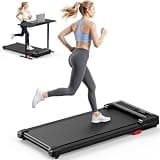 Walking Pad Treadmill for Home - Under Desk Treadmills Mini Portable Slim Compact Running Machine for Office Small Spaces Lightweight with Remote Control Caminadora Eléctrica para Casa