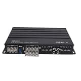 Hamwesh 4 Channel Car Amplifier, 4 x 80W RMS High Power Bridgeable 2 x 200W Bass Amp with Aluminum Alloy Housing, for DC 12V Truck Boat UTV Motorcycle Subwoofer Systems