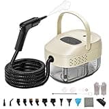 2500W Steam Cleaner. 3 Bar 221°F High Pressure Steam Cleaner, 15 Seconds Fast Heat-Up, 1.6L Water Tank, 3 Steam Levels Adjustable, Perfect for Floors, Tiles, Kitchens, Sofas and Car Interiors【Cream】