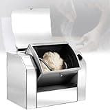 uhyOHF Commercial Household Stand Mixer, 50kg/H Professional Dough Mixing Machine with Timing Function, Countertop Automatic Flour Mixer for Making Pasta Pizza Dumpling Noodle Roll 5kg,