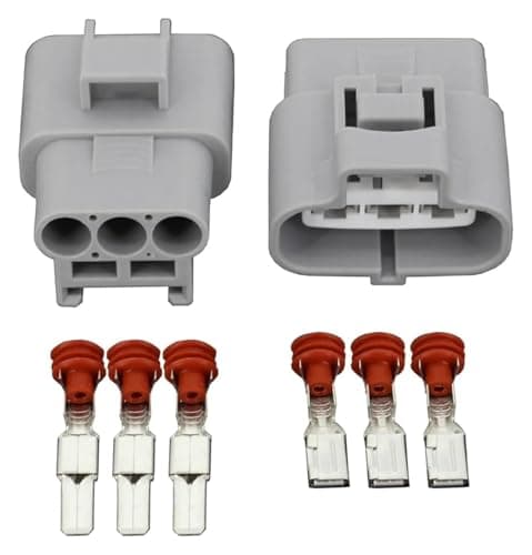 3 Pin Electric Fan Female/Male Automotive Connectors DJ7031-4.8-11/21 6188-0129/6189-0165 Control Connector(Color:5 Sets) LMNJIUVD(5 Sets-01)