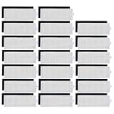 GENTERUN Sponge+ Filters ,Compatible for ILIFE, A4 A4S A6 Robot Vacuum Cleaner Filter for Ecovas, DN621 DN620 Dust Collection(12pcs)