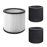 Replacement Filter Gallon and Large Wet Dry Vacuum Cleaner Accessories,Compatible for Shop Vac, 90304 90350 5 Accessories