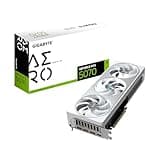 GIGABYTE GeForce RTX 5070 AERO OC 12G Graphics Card, 12GB 192-bit GDDR7, PCIe 5.0, WINDFORCE Cooling System, GV-N5070AERO OC-12GD Video Card, Compatible with Desktop