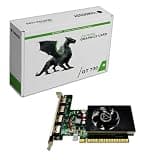 Vandossy GeForce GT 730 Graphics Card, 4× HDMI 4GB GDDR5 Video Card PCIe 2.0×8 384CUDA Gaming Video Card for for Multi-Monitor Business, HTPC, Home Theater, Silent PC