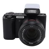 Zopsc 5K 64MP Digital Camera, WiFi Mirrorless Camera, with 3.2 inch Touchscreen, 12x Optical Zoom, Flash, for Live Streaming, Home use, Weddings, Travel Photography, conferences (Black)