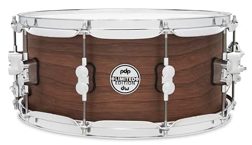 PDP Limited Edition Maple/Walnut Shell 6.5"x14" Snare Drum - Natural Satin Finish