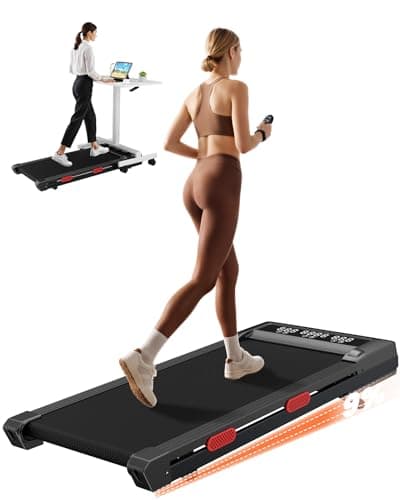 Lacuffy Walking Pad 9% Auto Incline, 3.0HP Portable Treadmill,300 pounds Treadmill with Incline, Under Desk Walking Pad with Remote Control &LED Display
