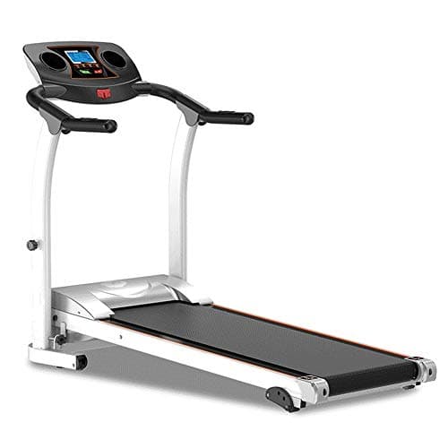 Treadmill Electric Folding Mini Small Indoor Fitness Equipment Double Storage Bucket Design Three Gears Adjustable for Men and Women Use in Home/Gym