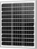 Solar Panel for Security Cameras, Waterproof Outdoor Solar Charger with Adjustable Mount (10W)