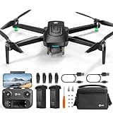 Holy Stone HS175G GPS Drone With 4K EIS Camera For Adults, 249g Foldable RC Quadcopter With Auto Return, Follow Me, 60 Mins Flight Time, Battery Fast Charge, Headless Mode, Upgraded HS175D