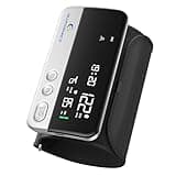 Glucoracy Upper Arm Blood Pressure Monitor with One-Touch Operation, Blood Pressure Machine, Precision-Crafted & Portable Blood Pressure Device, Adjustable Wide Range Arm 8.6"-16.5"