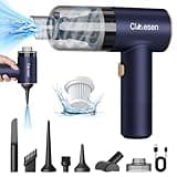 Cimesen Car Vacuum Portable 4 in 1 Vacuum Cleaner 12000Pa Mini Handheld Vacuum Cordless Rechargeable 120W High Power Vacuum Cleaner & Air Duster Multi-Nozzles for Car Home Office Pet