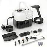 Handheld Steam Cleaner 2500W, 1.7L Tank 6 Adjustable Modes & 16 Accessories for Car Detailing, Cleaning Couch, Fabric Upholstery, Furniture, Car Detailing, Tile Floor Grout and Window (White)