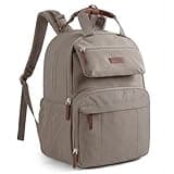 mommore Diaper Bag Backpack, Large Diaper Bag Travel Essentials for Mom Dad, Quick Access Baby Bag with Insulated Pockets, Changing Pad, Stroller Straps