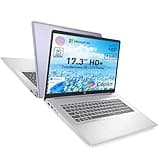 HP 17.3" Touchscreen Laptop w/Microsoft 365, 8GB RAM, 512GB SSD+128GB UFS, Webcam w/Shutter, Fingerprint Reader, Backlit Keyboard, Microsoft Copilot Key, Intel Quad-Core CPU, Win11, Lavender