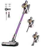 Cordless Vacuum Cleaner,Upgraded 550W 45KPA 60Mins Vacuum Cleaners for Home,Self-Standing Stick Vacuum with LED Display, Anti-Tangle,8 in 1 Lightweight Vacuum Cordless for Pet Hair Carpet Hard Floors