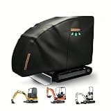 Mini Excavator Cover for John Deere 17 P-Tier 2023-pr, Heavy Duty Mini Excavator Cover UV Resistant Outdoor Protection Cover All-Weather Equipment Cover