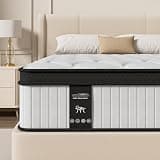 King Hybrid Mattress 12 Inch in a Box, Cooling Gel Memory Foam & Pocket Springs, Medium Firm, Pressure Relief & Motion Isolation, Extra Edge Support, Fiberglass Free, All Sleep Positions, Euro Top